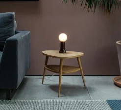 Lampe à poser, Shore, Marron bouteille, Ø9,5cm, H22,5cm - Tala