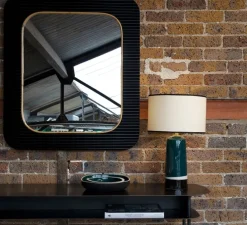 Lampe à poser, Sicilia, bleu Sarah, Ø30cm, H49cm - Sarah Lavoine