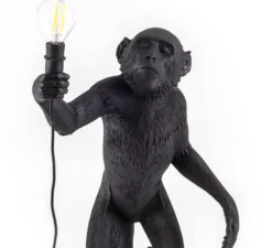 Lampe à poser, Singe, Monkey Standing, noir, H54cm, Outdoor - Seletti