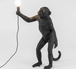 Lampe à poser, Singe, Monkey Standing, noir, H54cm, Outdoor - Seletti