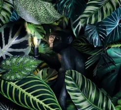 Lampe à poser, singe, Monkey Sitting, noir, H32cm, Outdoor - Seletti