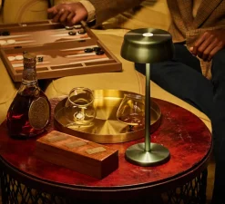 Lampe à poser, Sister Light, vert, IP65, LED, dim, 2200-4000K, 250 - 275 - 296 - 338 lm, Ø13,2cm, H32,8cm - Zafferano