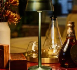 Lampe à poser, Sister Light, vert, IP65, LED, dim, 2200-4000K, 250 - 275 - 296 - 338 lm, Ø13,2cm, H32,8cm - Zafferano