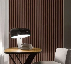 Lampe à poser, Snoopy, métal noir et marbre blanc, Ø39,4cm, H36,9cm - Flos