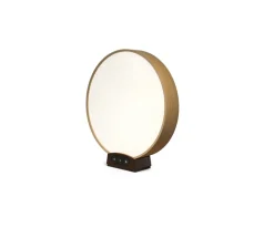 Lampe à poser, Solmate, chêne, LED, dim, 2700-4100K, 890 lm, Ø40cm, H43,5cm - Belid