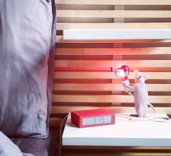 Lampe à poser, Souris, Mouse Lamp Step Standing Love Edition, rose, L13,3cm, H14,5cm - Seletti