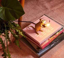 Lampe à poser, Souris, Mouse Lamp Mac Sitting, or, L15cm, H12,5cm - Seletti