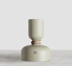 Lampe à poser, Spotlight Volumes, A/C, marron sauge, Ø28cm, H35cm - A-N-D