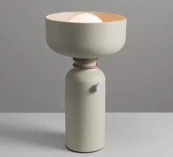 Lampe à poser, Spotlight Volumes, D/A, marron sauge, Ø28cm, H45cm - A-N-D