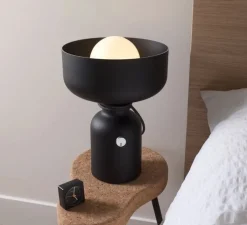 Lampe à poser, Spotlight Volumes, C/B, noir, Ø35cm, H40cm - A-N-D