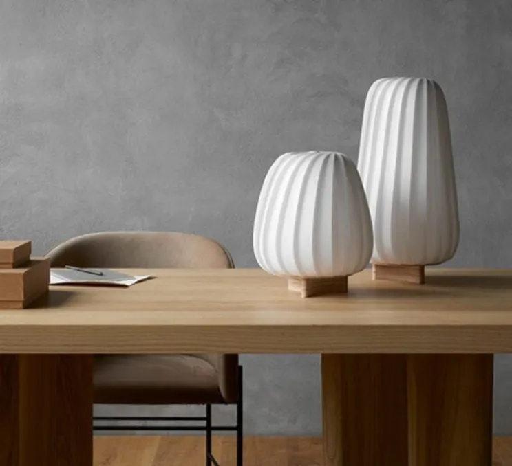 Lampe à poser, ST906, blanc, Ø23cm, H31cm - Tom Rossau