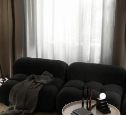 Lampe à poser, Stair, noir, L18,7cm, H22,5cm - Oblure