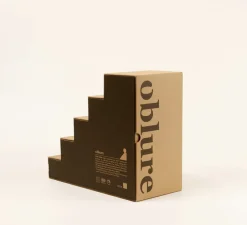 Lampe à poser, Stair, noir, L18,7cm, H22,5cm - Oblure