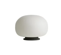 Lampe à poser, Supernate, blanc, noir, Ø28cm, H23,6cm - Frandsen