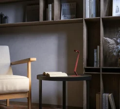 Lampe à poser, Swan, rouge, LED, 2700K, 500 lm, Ø10cm, H26cm - Lumen Center Italia