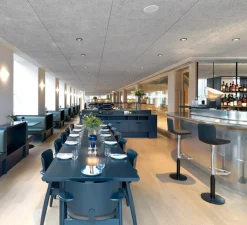 Lampe à poser, Taccia Small Verre, noir, LED, dim, 2700K, 800lm, Ø37,3cm, H48,5cm - Flos