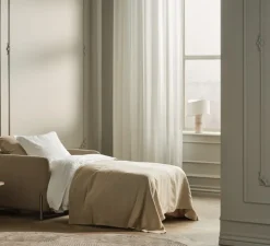 Lampe à poser, Tajo, ivoire, travertin, Ø30cm, H45cm - Bolia