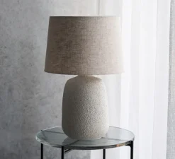 Lampe à poser, Tana , blanc cassé, Ø30cm, H46cm - House Doctor