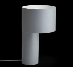 Lampe à poser, Tangent, gris, Ø20cm, H34cm - Woud