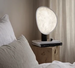 Lampe à poser, Tense, noir et blanc, LED, dim, 3000K, 400 lm, L34cm, H43cm - New Works