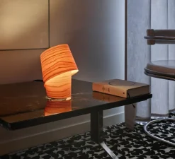 Lampe à poser, Tiny, cerisier naturel, Ø15cm, H22,5cm - LZF