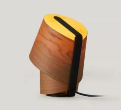 Lampe à poser, Tiny, cerisier naturel, Ø15cm, H22,5cm - LZF