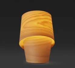 Lampe à poser, Tiny, hêtre naturel, Ø15cm, H22,5cm - LZF