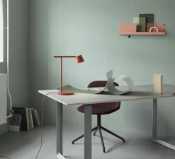 Lampe à poser, Tip, brun cuivré, LED, 2700K, 848lm, L16cm, H40cm - Muuto