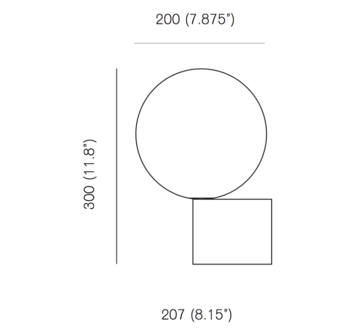 Lampe à poser, Tip of the Tongue, blanc et laiton, L20,7cm, H30cm - Anastassiades Studio