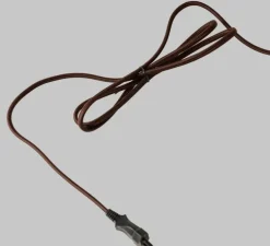 Lampe à poser, Tivoli, marron, Ø12cm, H33cm - It's about Romi