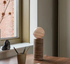 Lampe à poser, Tivoli, sable, Ø12cm, H33cm - It's about Romi