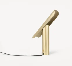 Lampe à poser, t-lamp, laiton brossé, L40cm, H33cm - Frama