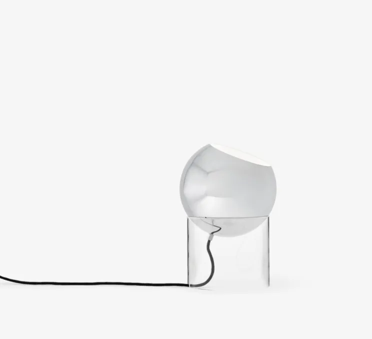 Lampe à poser, Topan VP13, plaqué chrome, Ø21cm, H31,5cm - Andtradition