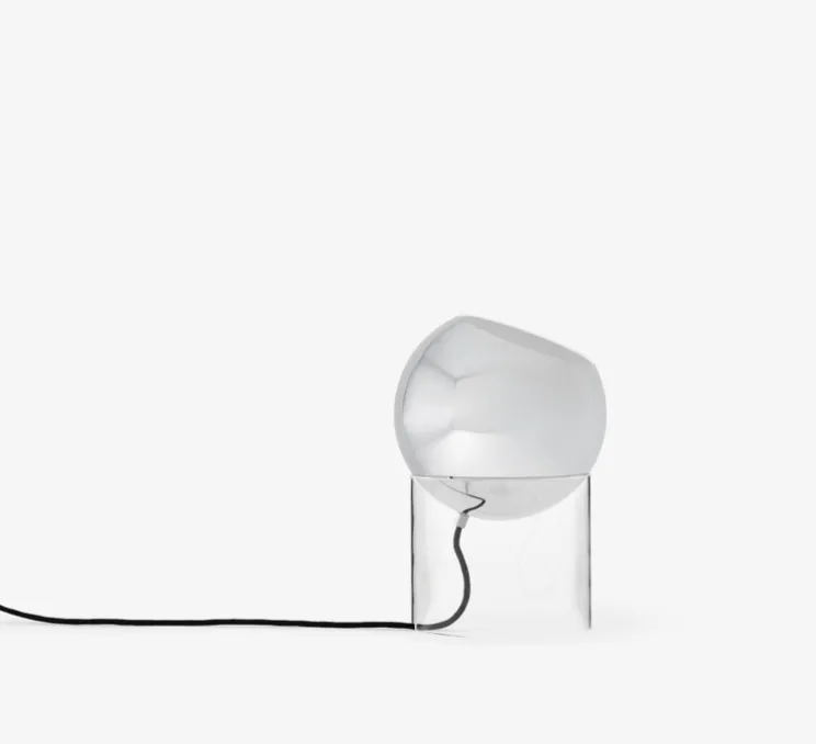 Lampe à poser, Topan VP13, plaqué chrome, Ø21cm, H31,5cm - Andtradition