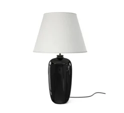 Lampe à poser, Torso 57, noir, abat-jour blanc cassé, Ø57cm, H35cm - Audo Copenhagen