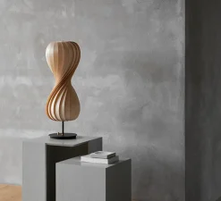 Lampe à poser, TR7, bouleau, Ø25cm, H68cm - Tom Rossau