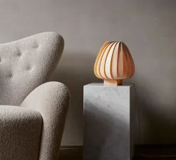 Lampe à poser, TR12, bouleau, Ø30cm, H30cm - Tom Rossau