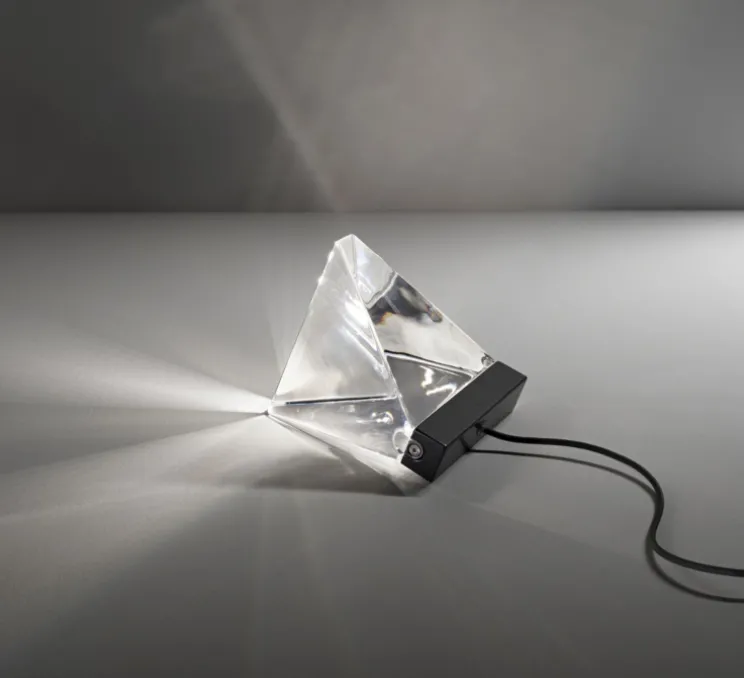 Lampe à poser, Tripla F41, anthracite, LED, L9,8cm, H7,5cm - Fabbian