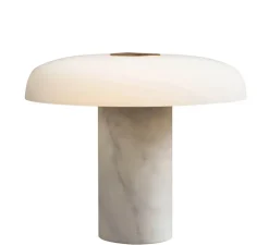 Lampe à poser, Tropico Large, blanc, or glossy, LED, dim, 3000K, 4780 lm, Ø48cm, H39,7cm - Fontana Arte