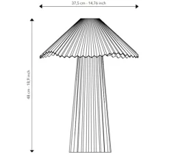 Lampe à poser, Uala L, blanc, Ø37,5cm, H48cm - Serax