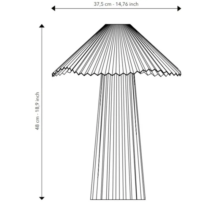 Lampe à poser, Uala L, blanc, Ø37,5cm, H48cm - Serax