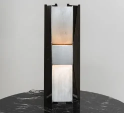 Lampe à poser, Vector, noir, LED, dim, 2700K, L22cm, H58cm - A-N-D