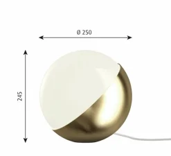 Lampe à poser, VL Studio, laiton brossé, Ø25cm, H24,5cm - Louis Poulsen