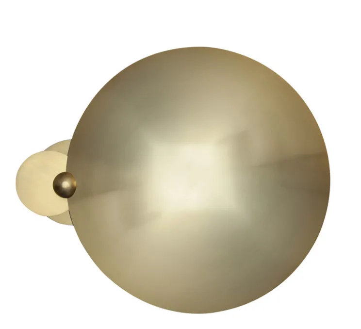 Lampe à poser, Washington, or satiné, LED, dim, 2700k, 900 lm, Ø51cm, H39cm - Lumen Center Italia