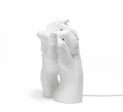 Lampe à poser, With Me, mains, blanc, L21cm, H40,5cm - Seletti