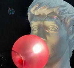 Lampe à poser, Wonder, blanc et rose, L21cm, H40,5cm - Seletti