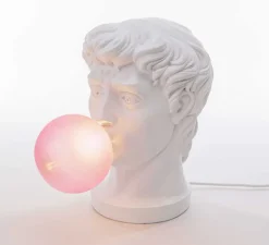 Lampe à poser, Wonder, blanc et rose, L21cm, H40,5cm - Seletti