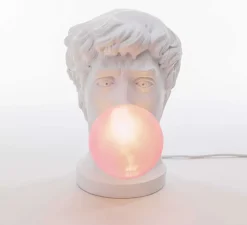 Lampe à poser, Wonder, blanc et rose, L21cm, H40,5cm - Seletti