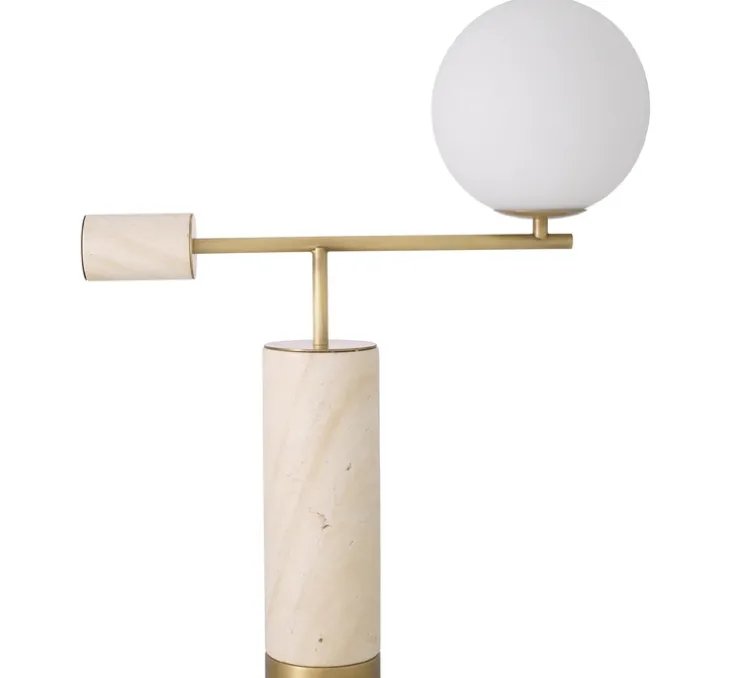 Lampe à poser, Xperience, Laiton, travertin, L51cm, H62,5cm - Eichholtz