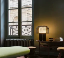 Lampe à poser, Yasuke, noir, LED, 2700/3400K, 1300lm, L39,5cm, H44,3cm - DCW éditions Paris